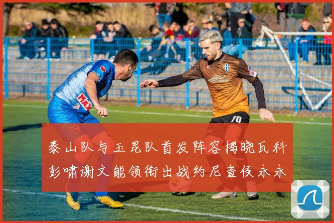 泰山队与玉昆队首发阵容揭晓瓦科彭啸谢文能领衔出战约尼查侯永永参赛